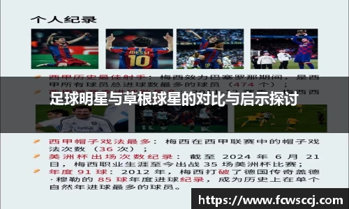 足球明星与草根球星的对比与启示探讨